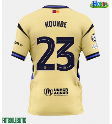 Barcelona Jules Kounde #23 Bortatröja 2025-26 Kortärmad